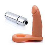 Foto do Produto Anel Companheiro com Vibro Pele 11cm x 2,5cm